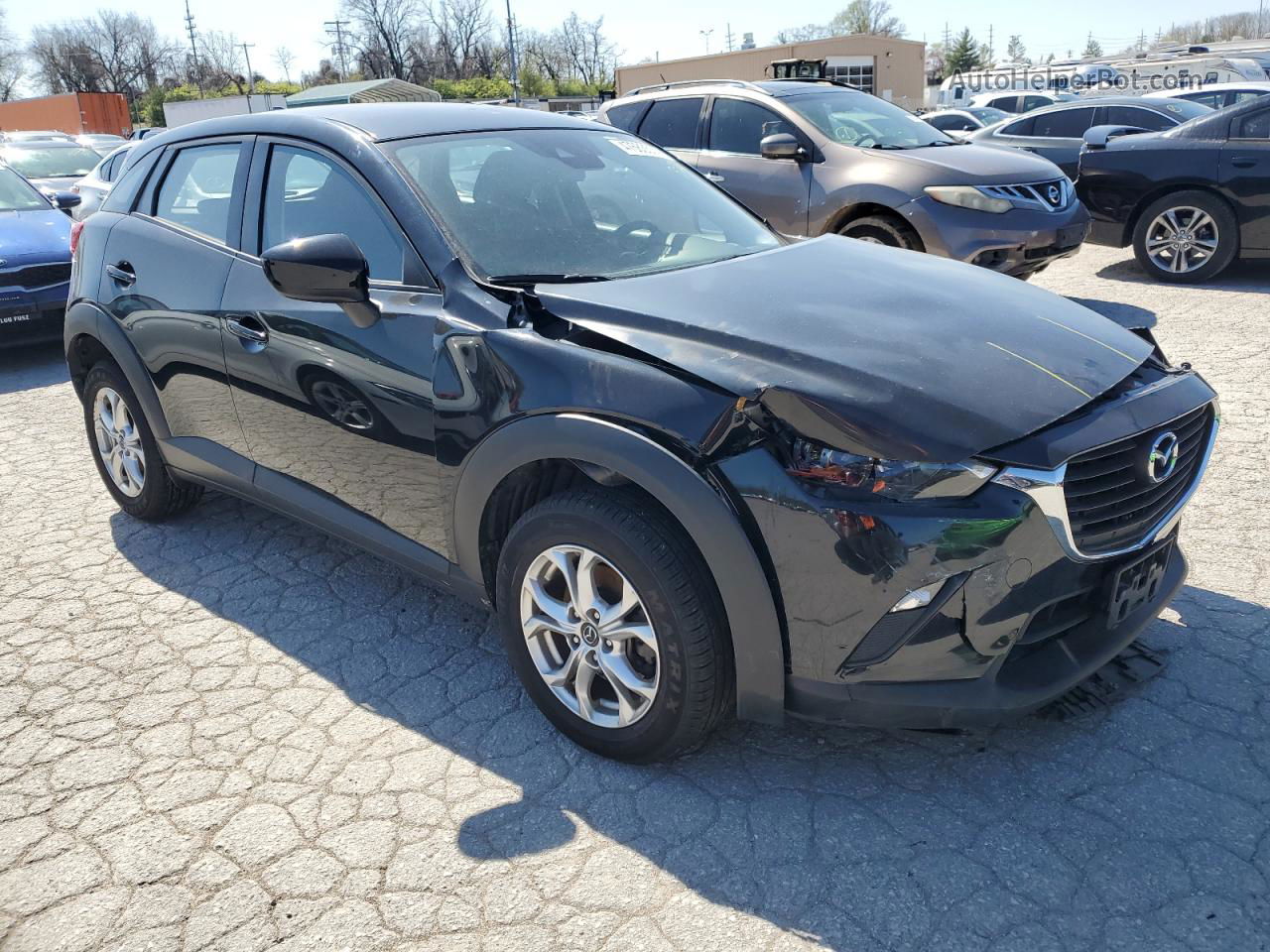 2018 Mazda Cx-3 Sport Черный vin: JM1DKFB77J0315033