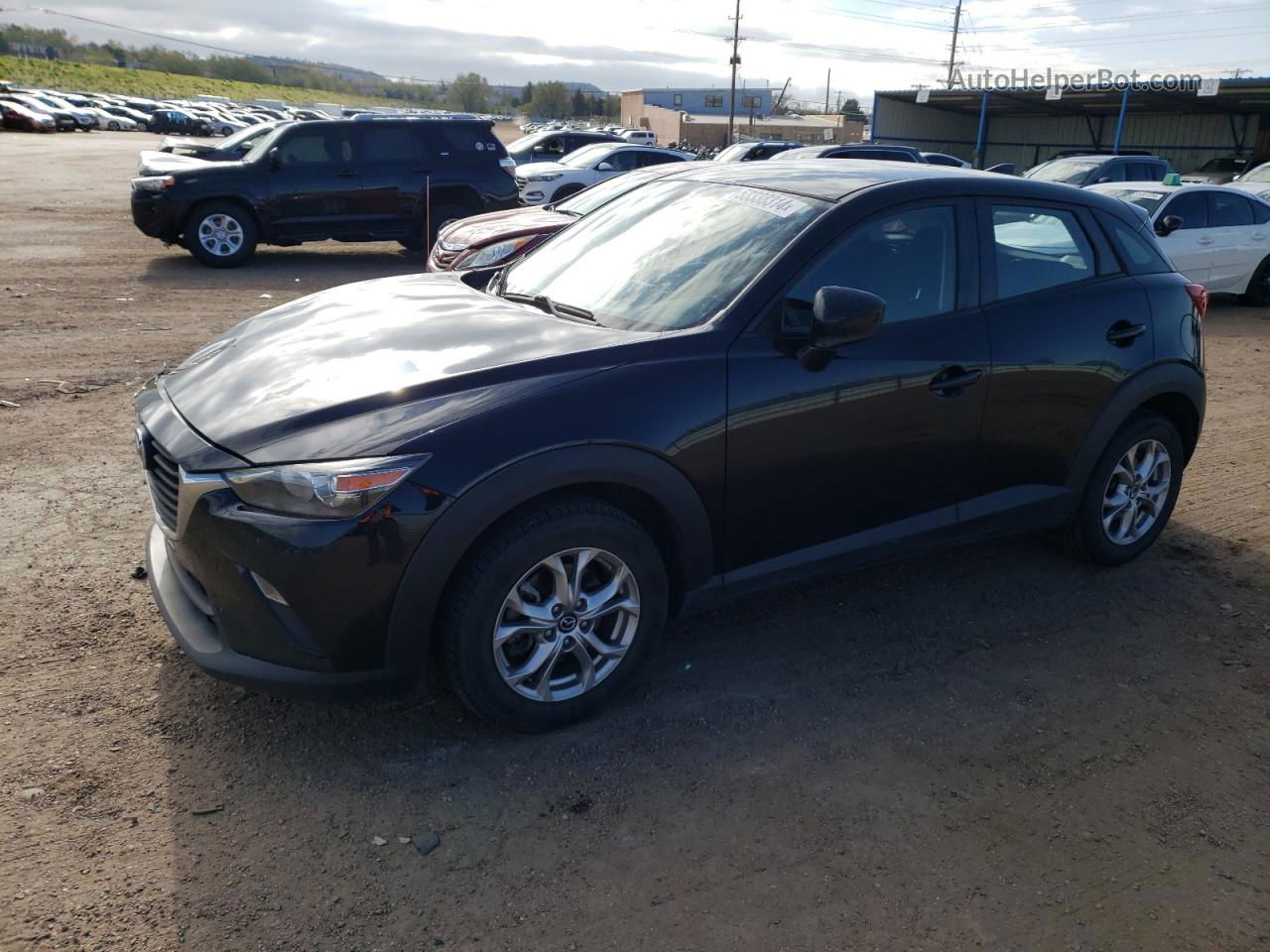 2018 Mazda Cx-3 Sport Black vin: JM1DKFB77J0327778