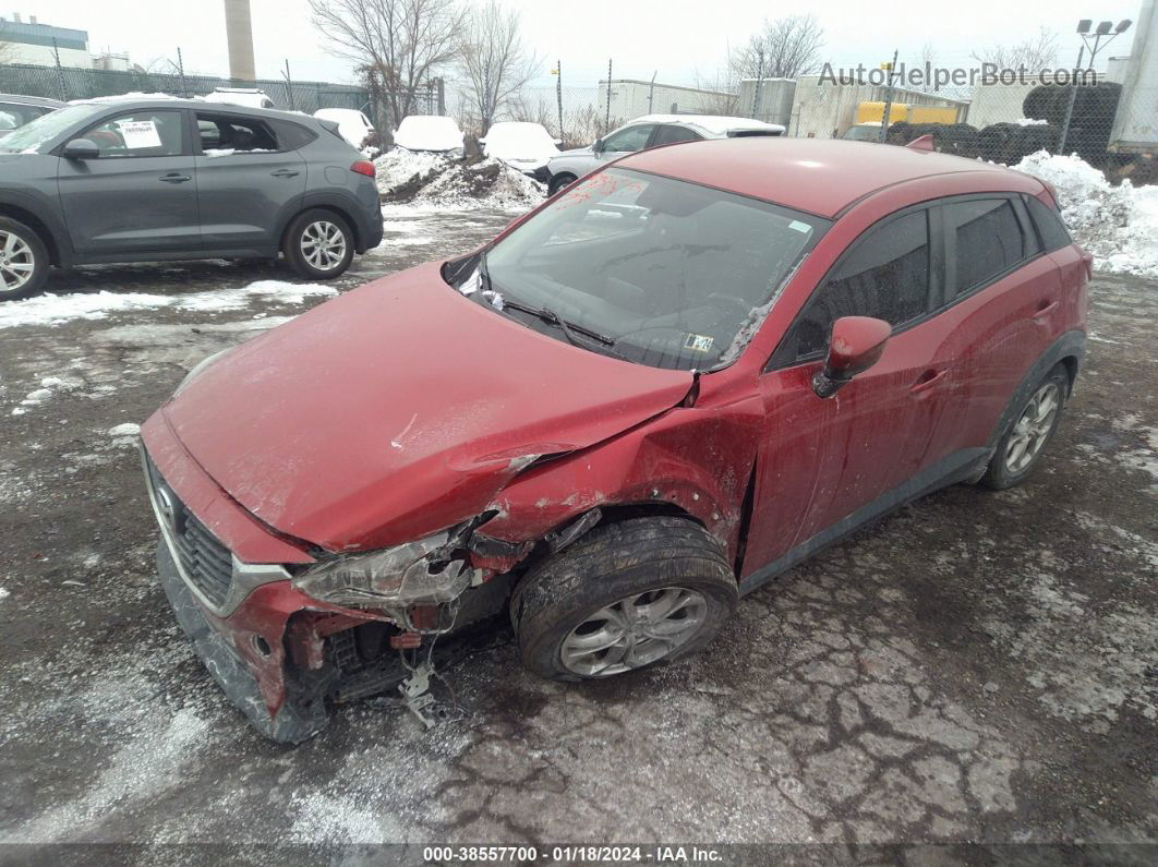 2016 Mazda Cx-3 Sport Red vin: JM1DKFB79G0131088