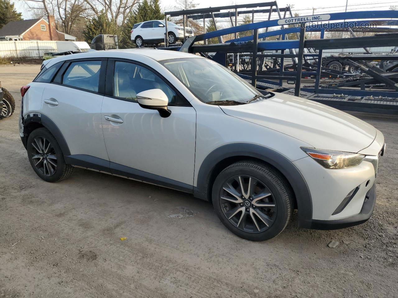 2017 Mazda Cx-3 Touring White vin: JM1DKFC70H0158373