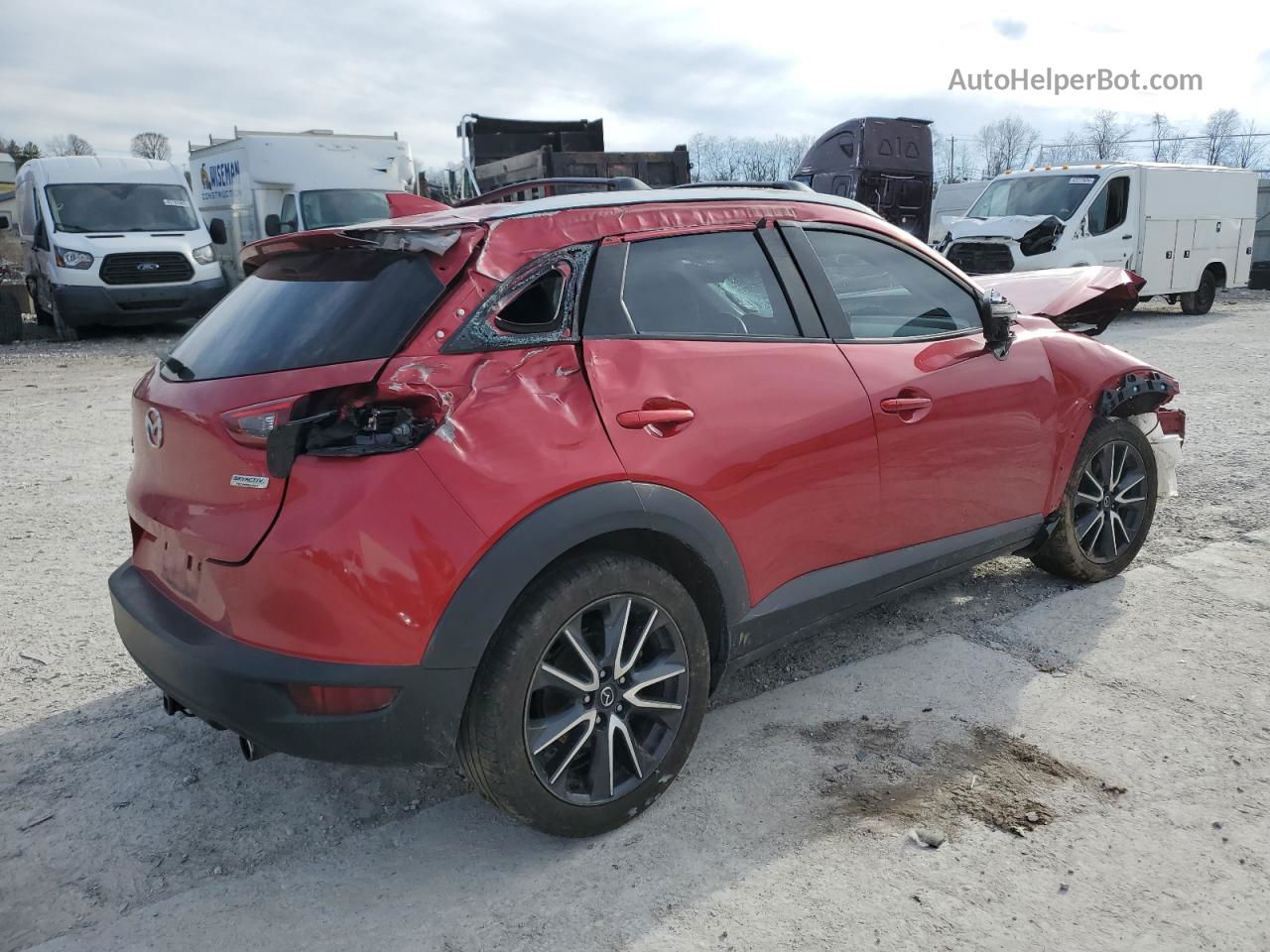 2018 Mazda Cx-3 Touring Красный vin: JM1DKFC70J0309198