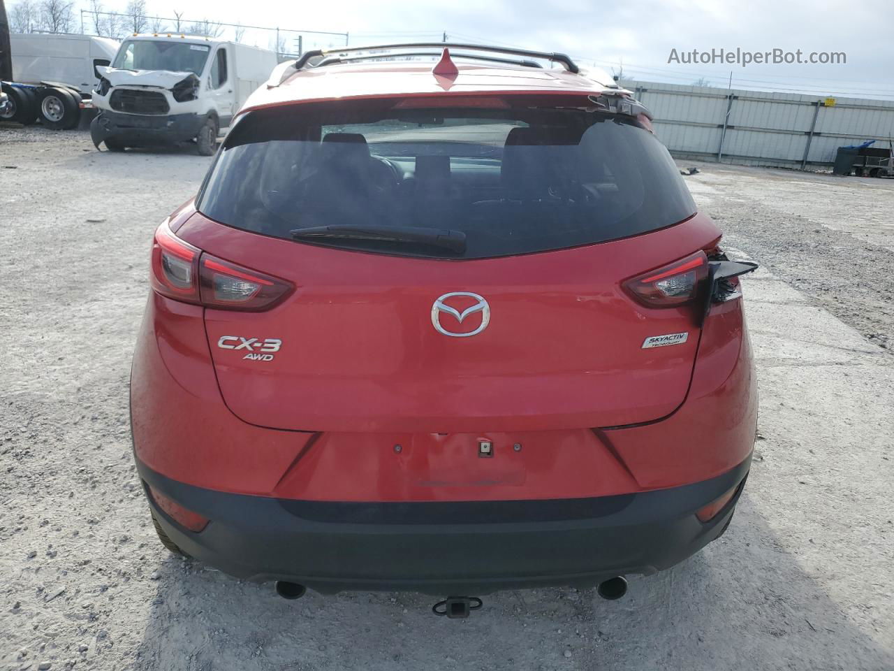 2018 Mazda Cx-3 Touring Красный vin: JM1DKFC70J0309198