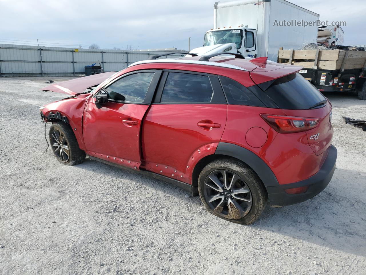 2018 Mazda Cx-3 Touring Red vin: JM1DKFC70J0309198