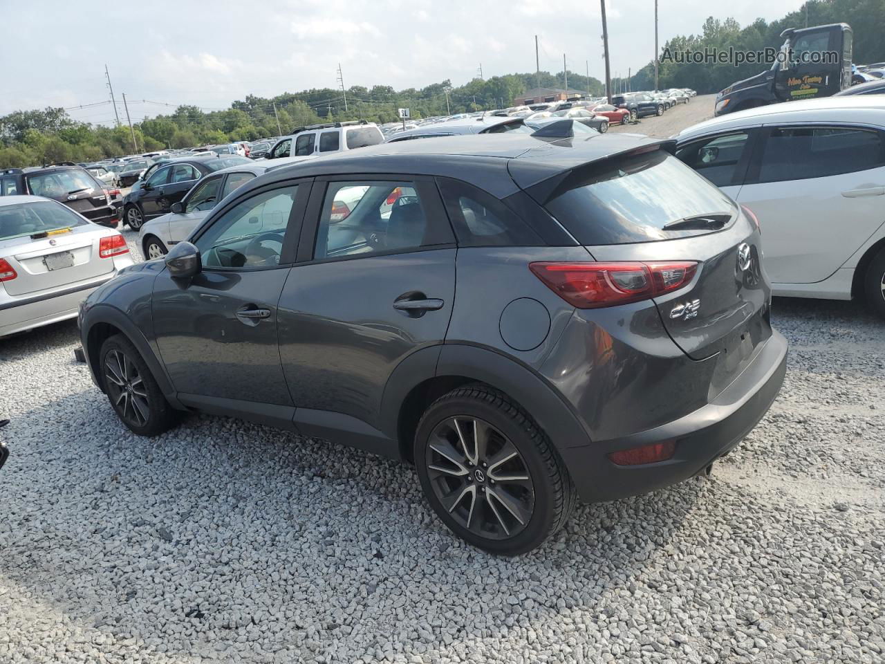 2018 Mazda Cx-3 Touring Gray vin: JM1DKFC70J0309590