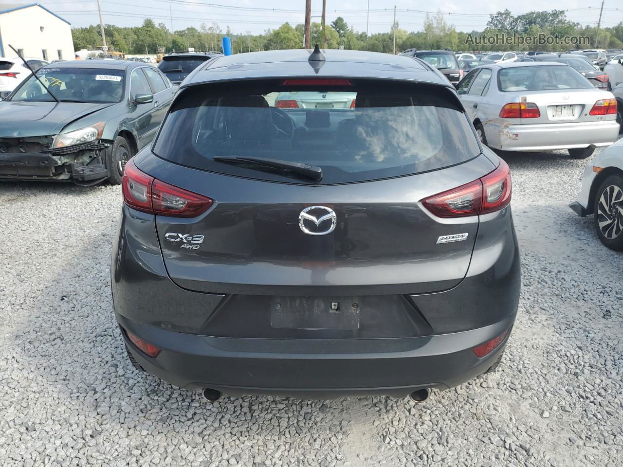 2018 Mazda Cx-3 Touring Gray vin: JM1DKFC70J0309590