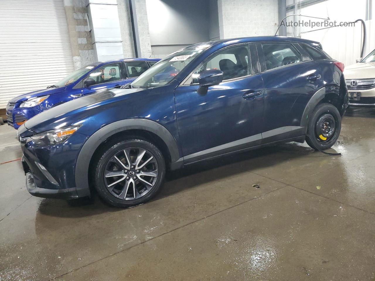 2018 Mazda Cx-3 Touring Blue vin: JM1DKFC70J1321927