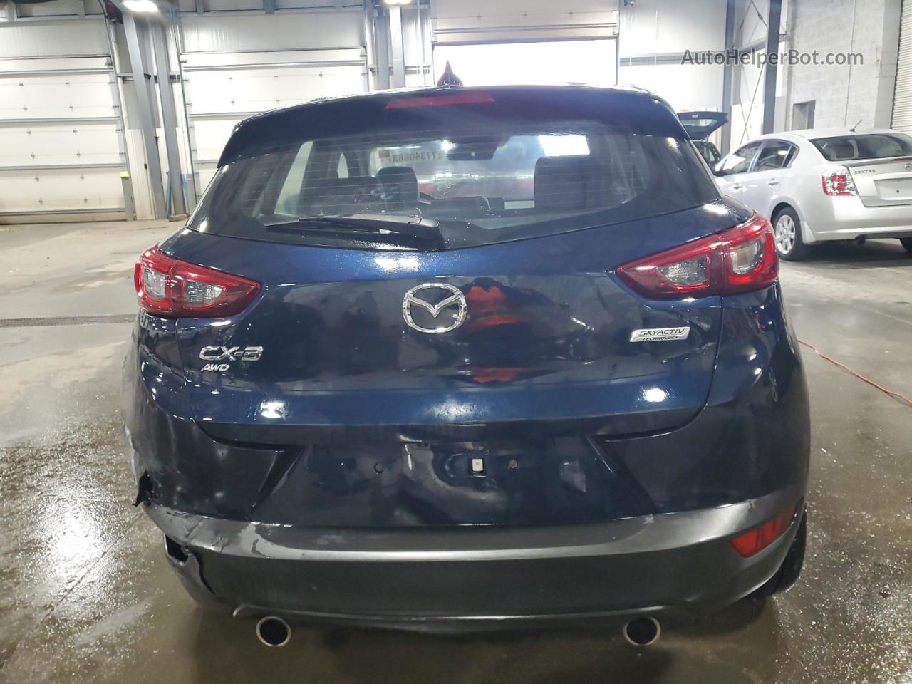 2018 Mazda Cx-3 Touring Blue vin: JM1DKFC70J1321927