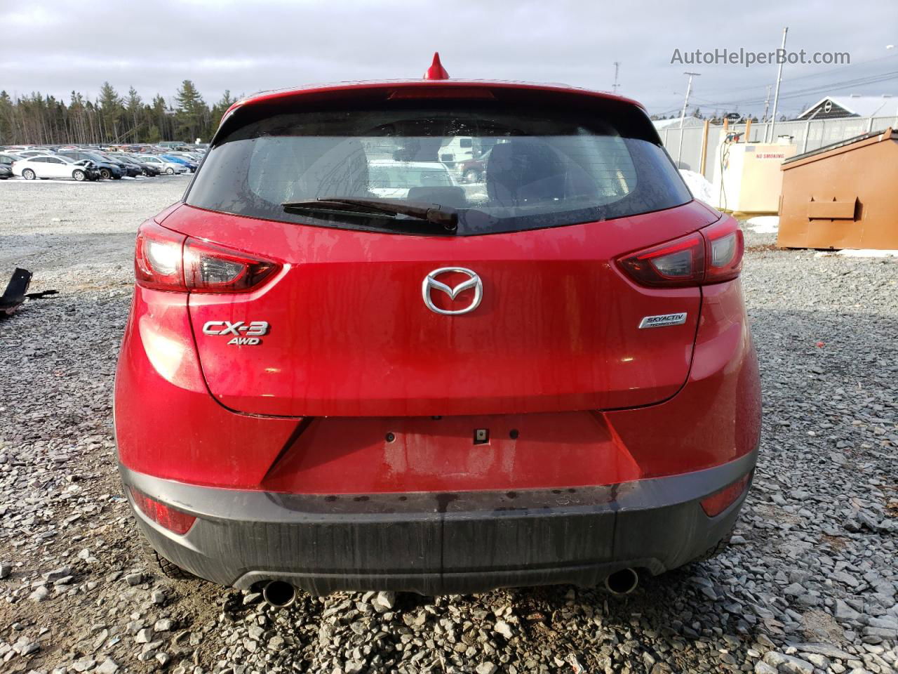 2018 Mazda Cx-3 Touring Red vin: JM1DKFC70J1331552