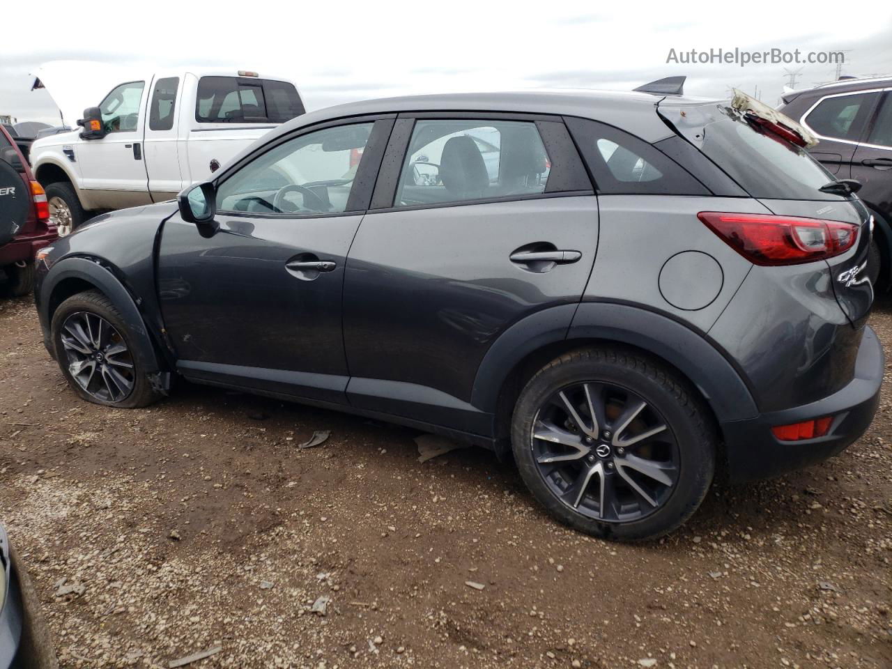 2018 Mazda Cx-3 Touring Gray vin: JM1DKFC71J0300946