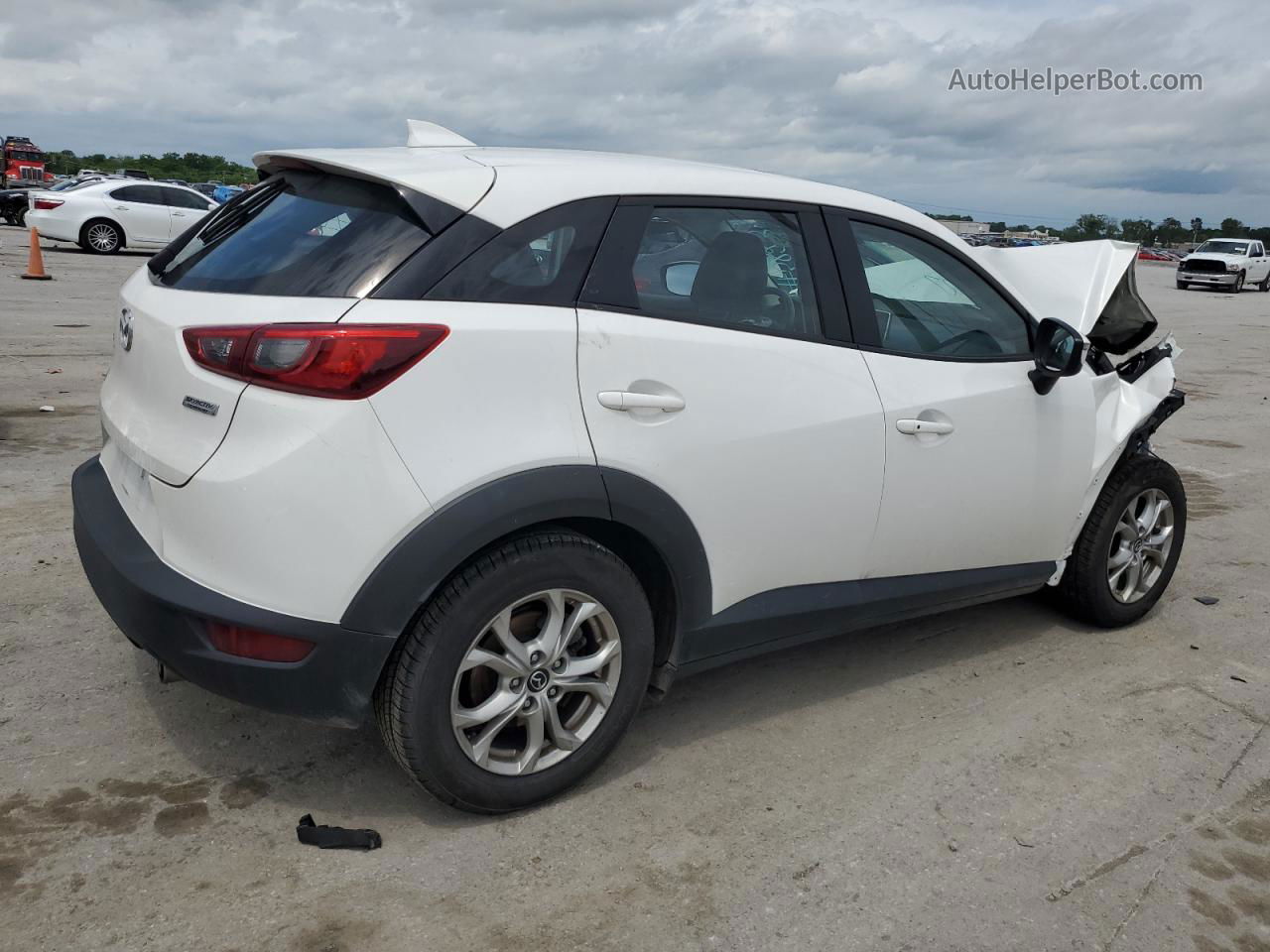 2016 Mazda Cx-3 Touring White vin: JM1DKFC72G0135823