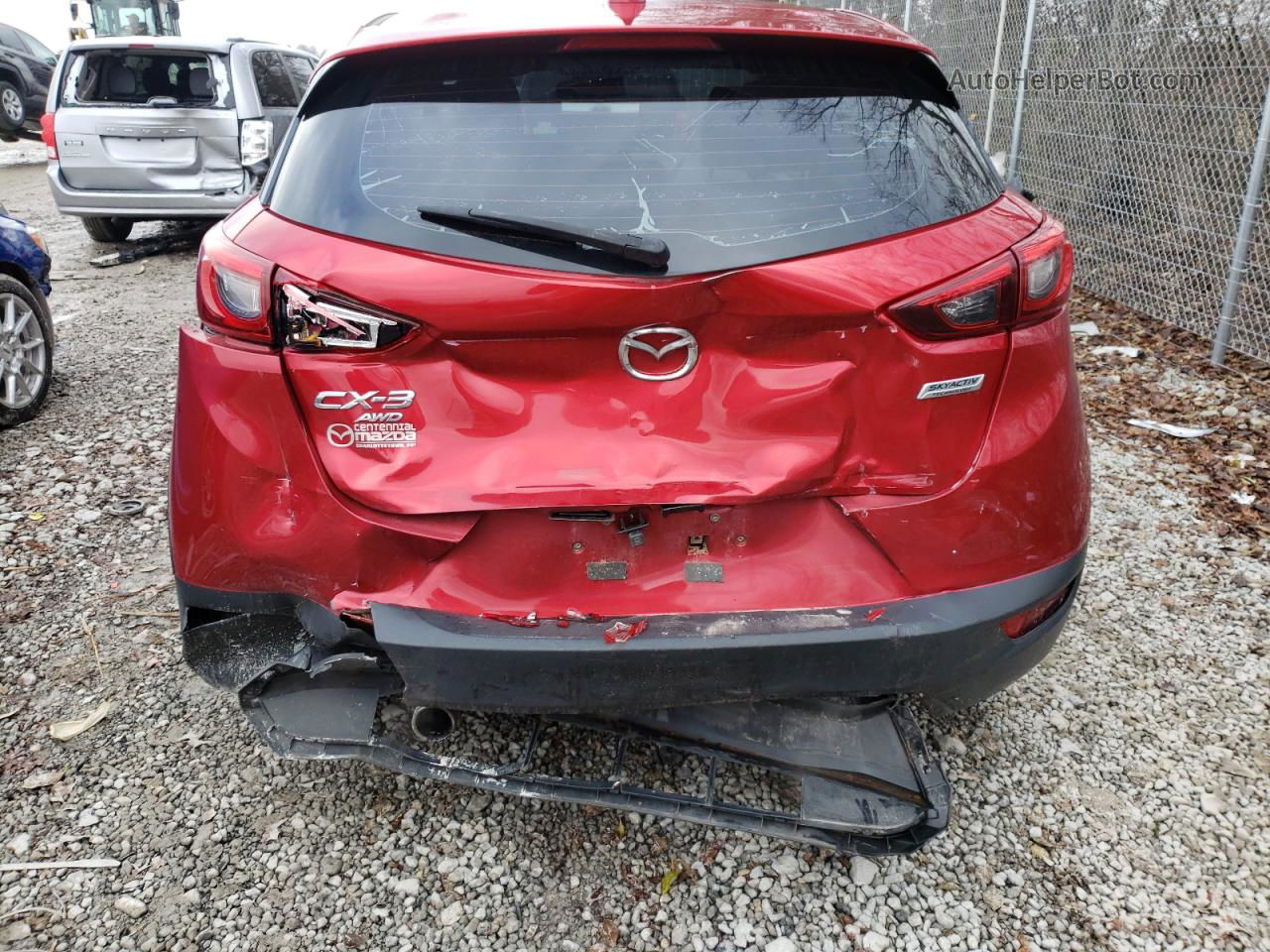 2018 Mazda Cx-3 Touring Red vin: JM1DKFC72J0306304