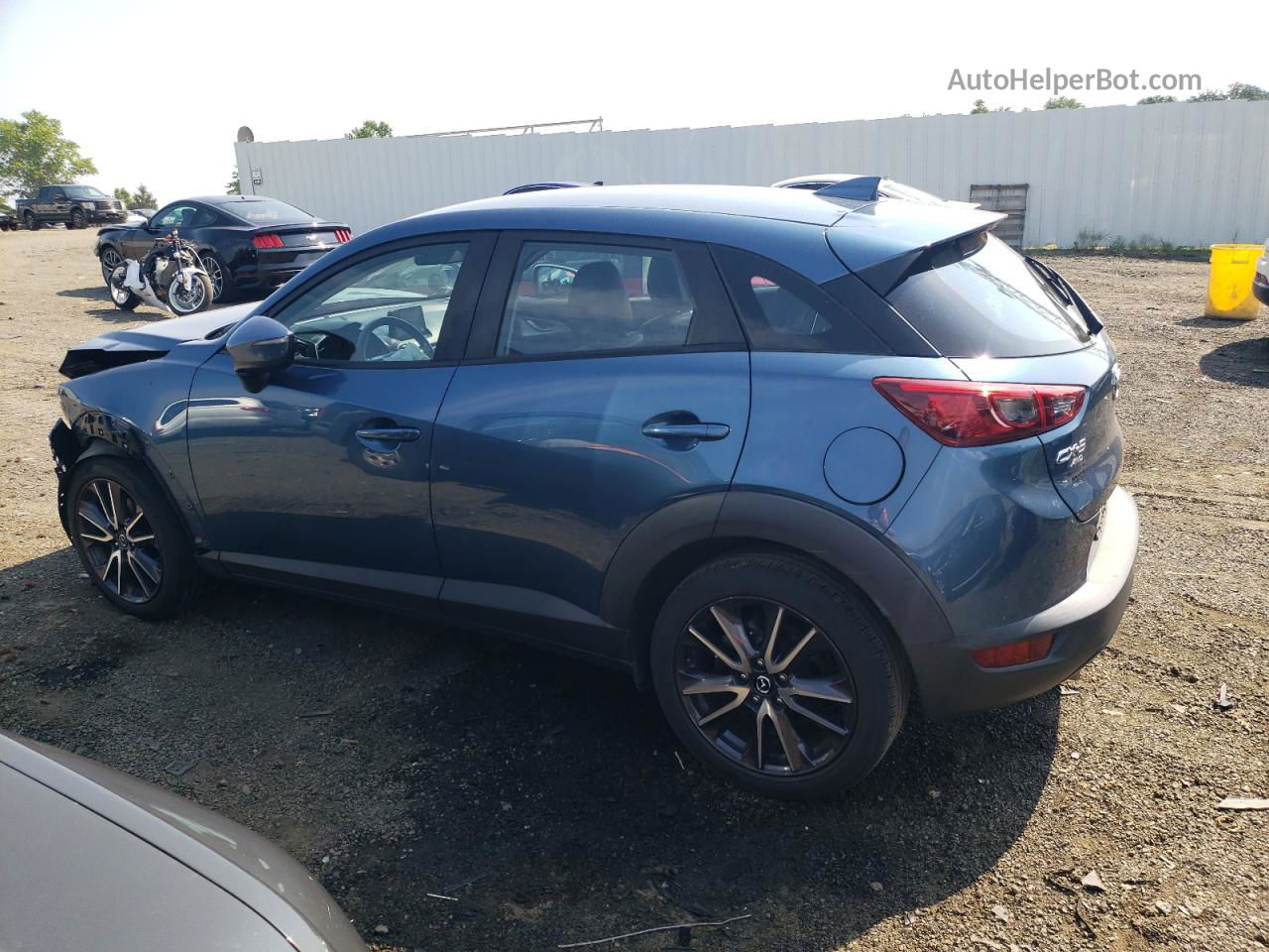 2018 Mazda Cx-3 Touring Blue vin: JM1DKFC72J0316458