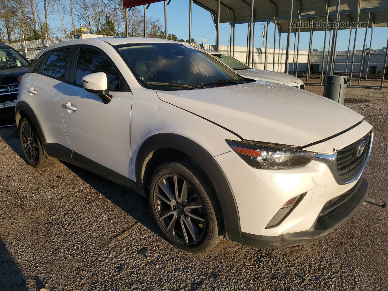 2018 Mazda Cx-3 Touring White vin: JM1DKFC73J0301631