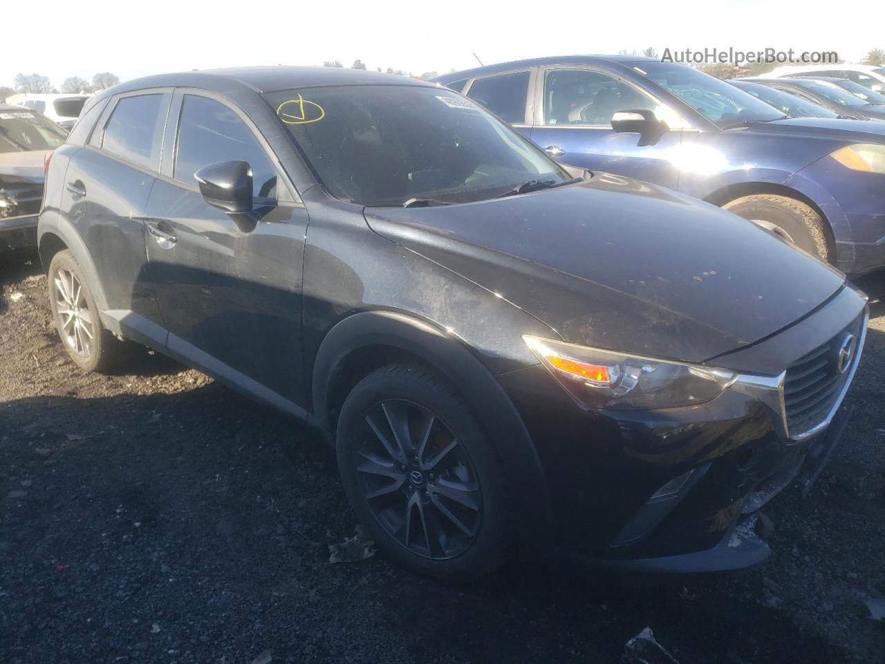 2017 Mazda Cx-3 Touring Black vin: JM1DKFC75H0141875