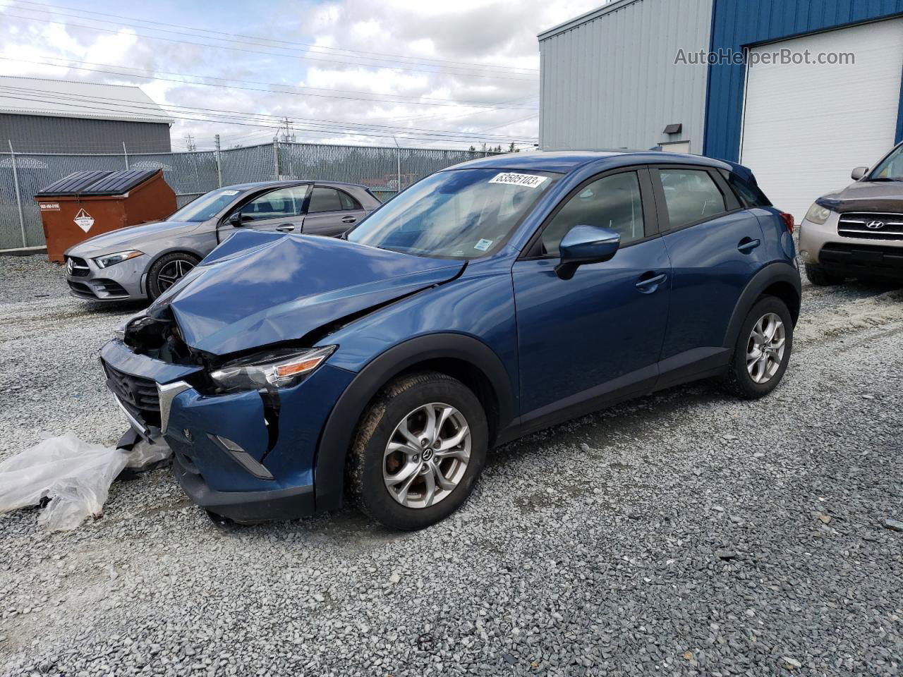 2018 Mazda Cx-3 Touring Blue vin: JM1DKFC75J1303049