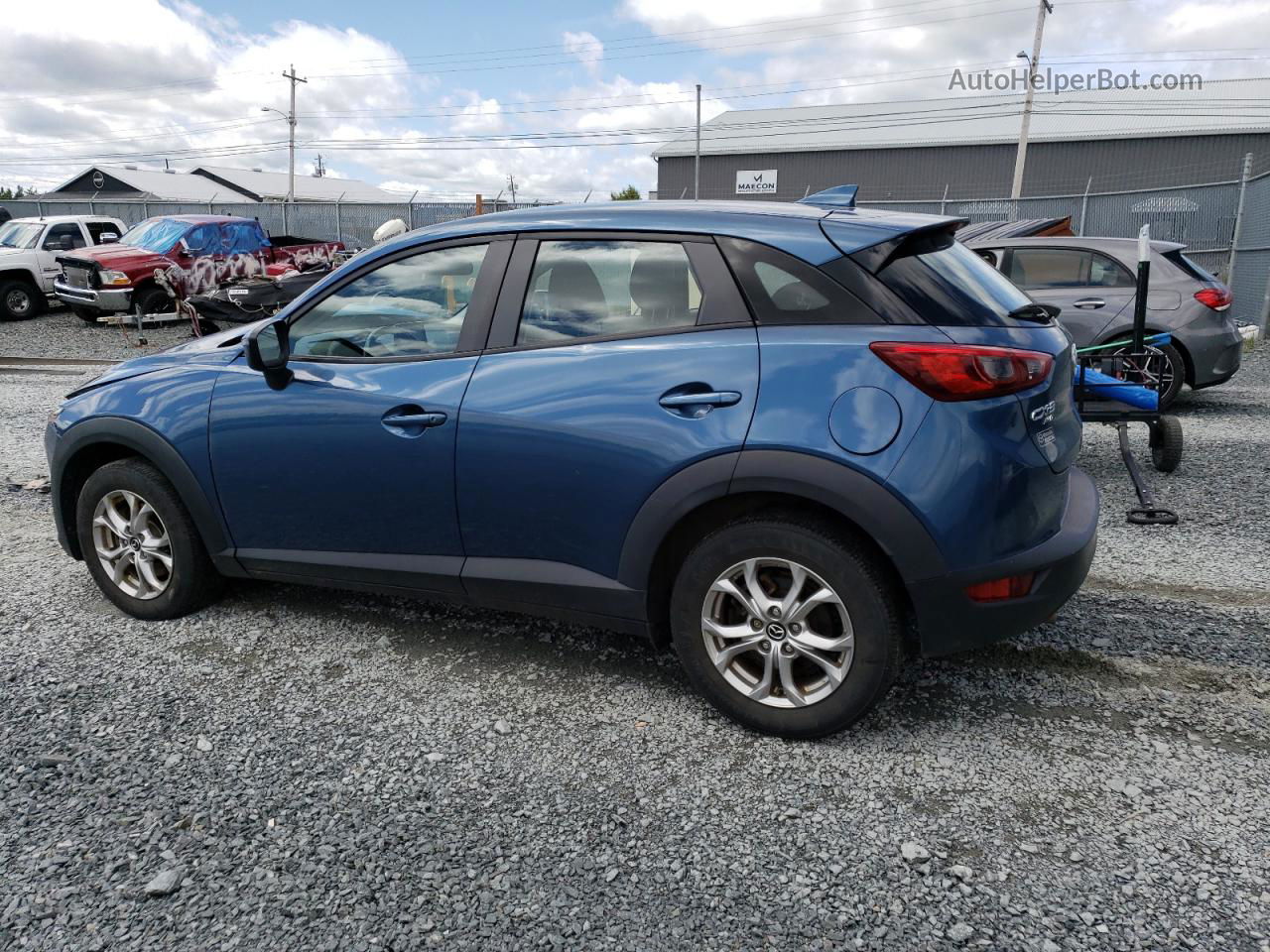 2018 Mazda Cx-3 Touring Blue vin: JM1DKFC75J1303049