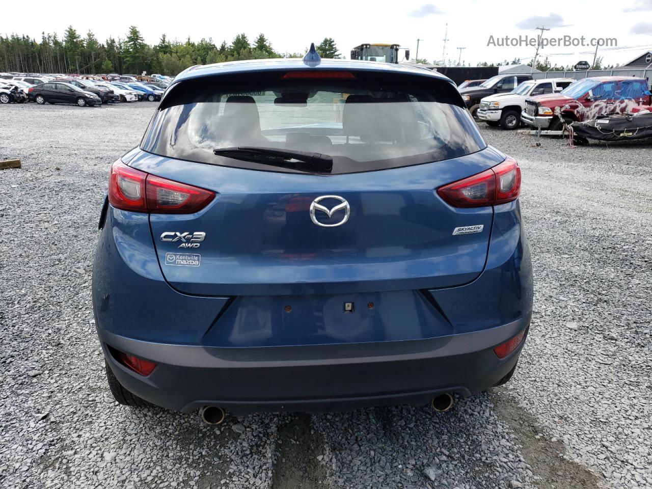 2018 Mazda Cx-3 Touring Blue vin: JM1DKFC75J1303049