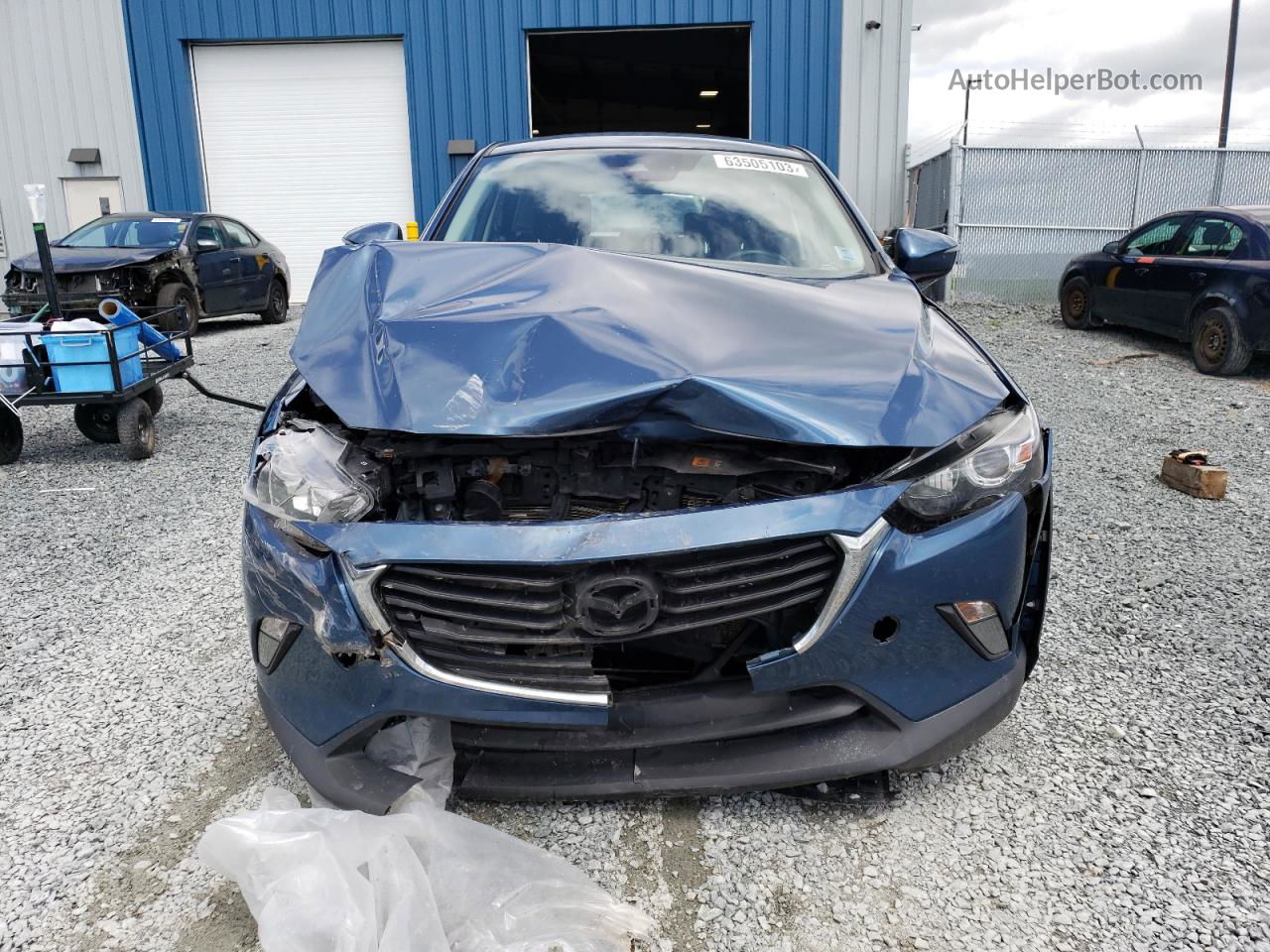 2018 Mazda Cx-3 Touring Blue vin: JM1DKFC75J1303049