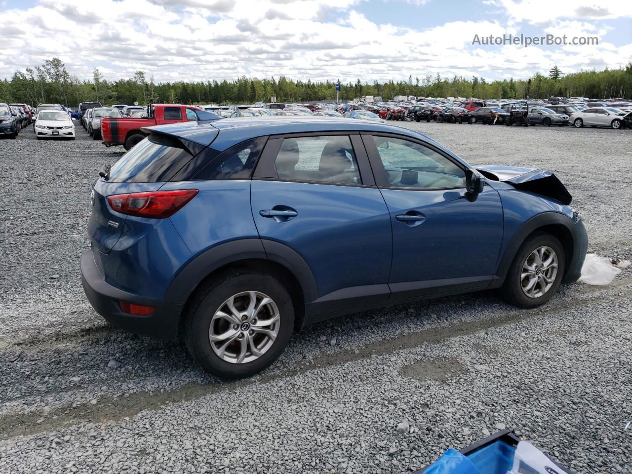 2018 Mazda Cx-3 Touring Blue vin: JM1DKFC75J1303049