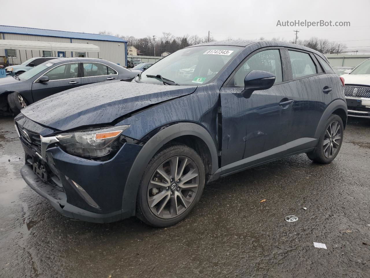 2018 Mazda Cx-3 Touring Синий vin: JM1DKFC75J1303472