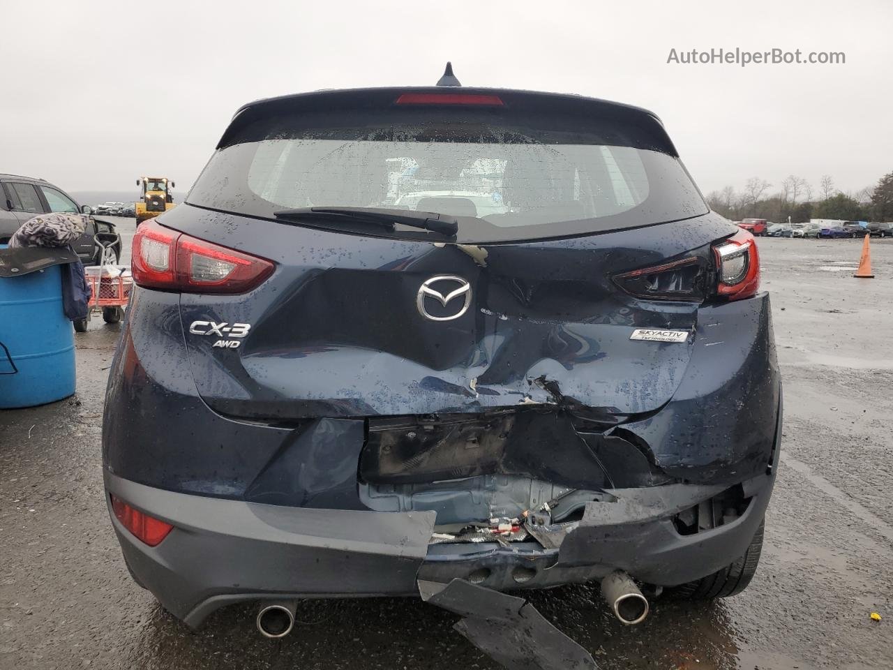 2018 Mazda Cx-3 Touring Синий vin: JM1DKFC75J1303472