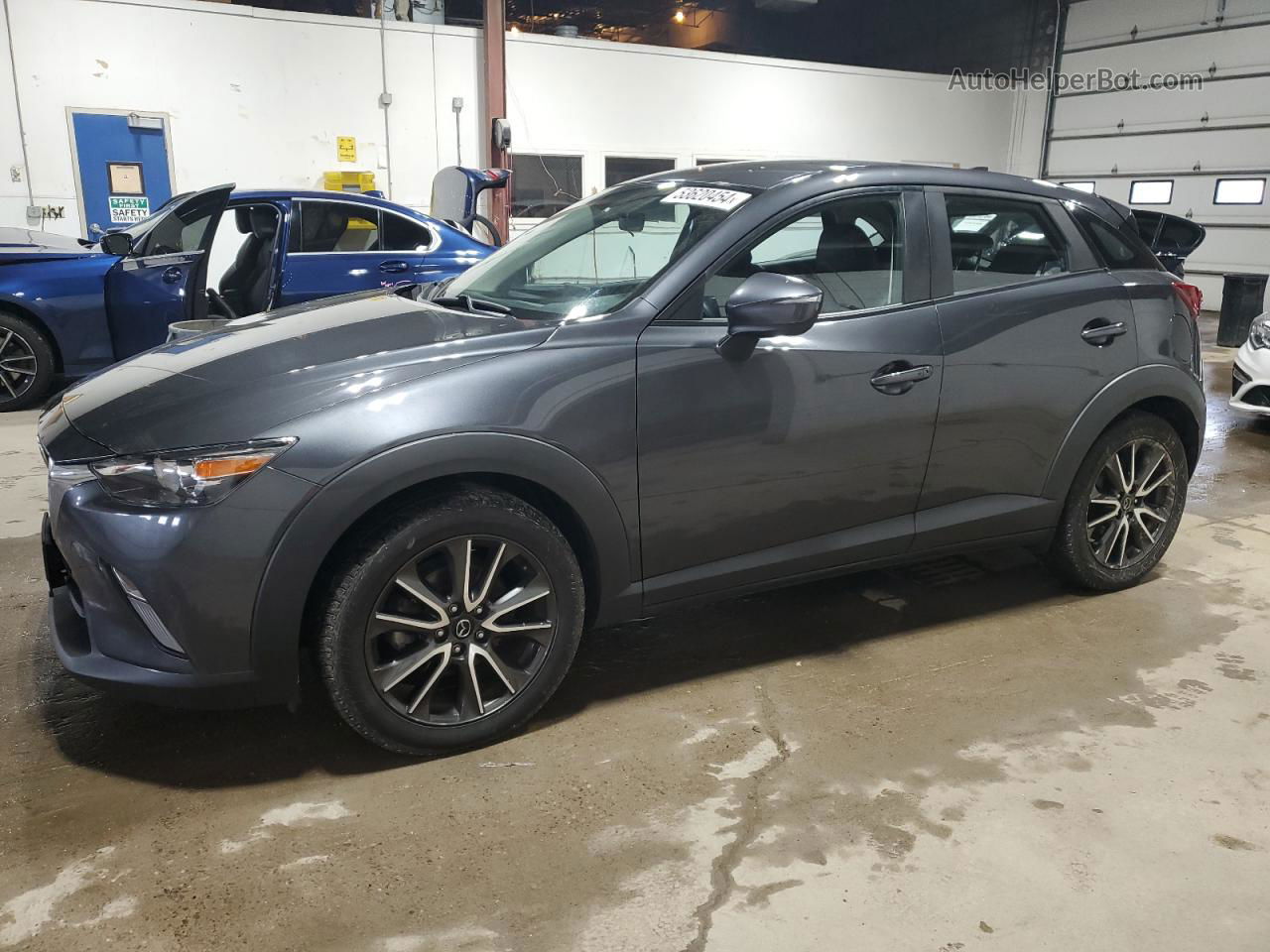 2017 Mazda Cx-3 Touring Gray vin: JM1DKFC76H0174884