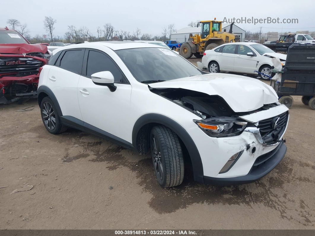 2017 Mazda Cx-3 Touring White vin: JM1DKFC77H0145037