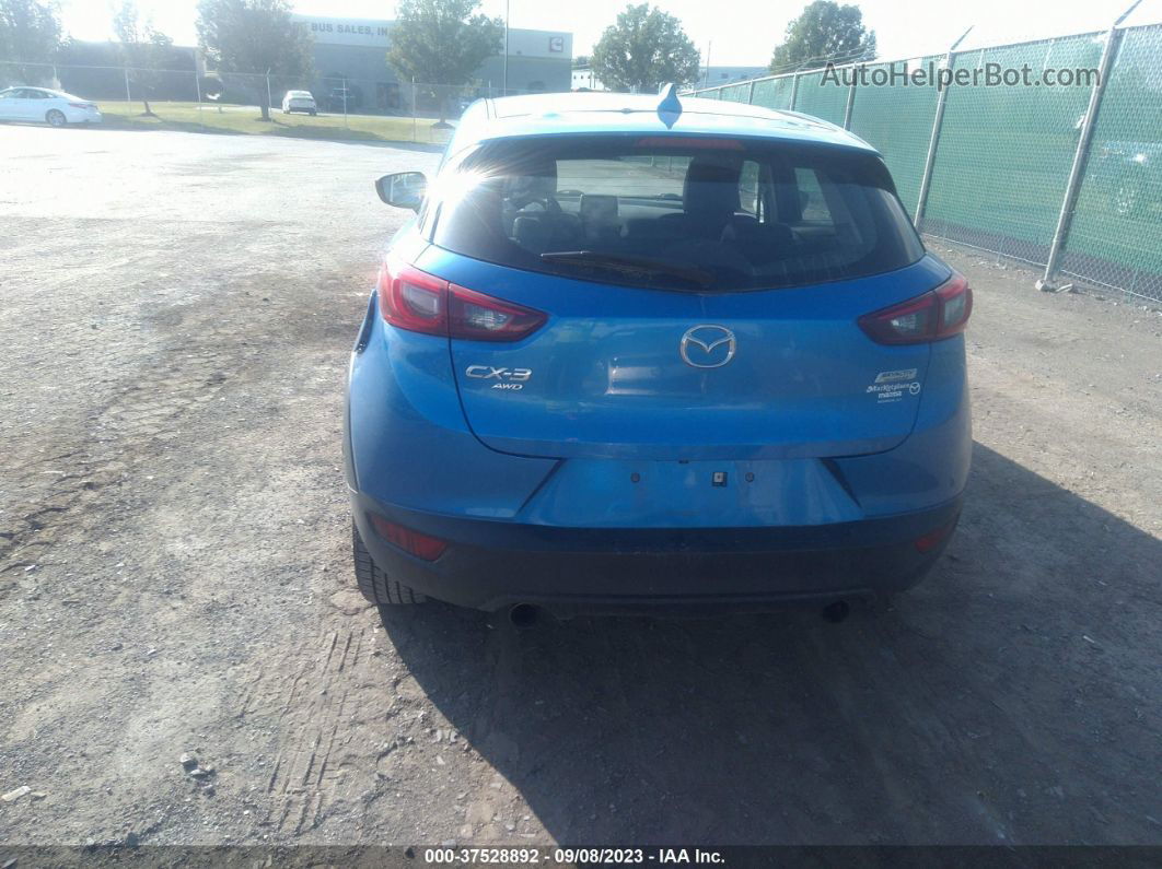 2017 Mazda Cx-3 Touring Blue vin: JM1DKFC78H0146021