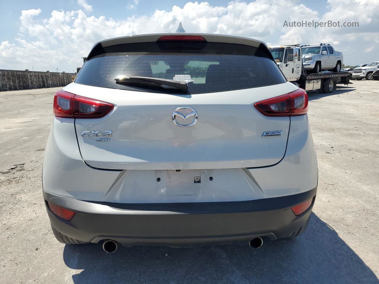 2018 Mazda Cx-3 Touring White vin: JM1DKFC78J0315413