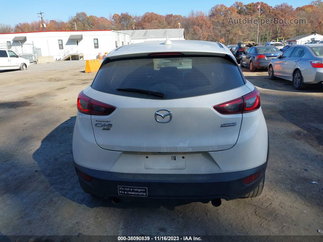 2018 Mazda Cx-3 Touring White vin: JM1DKFC7XJ0312187