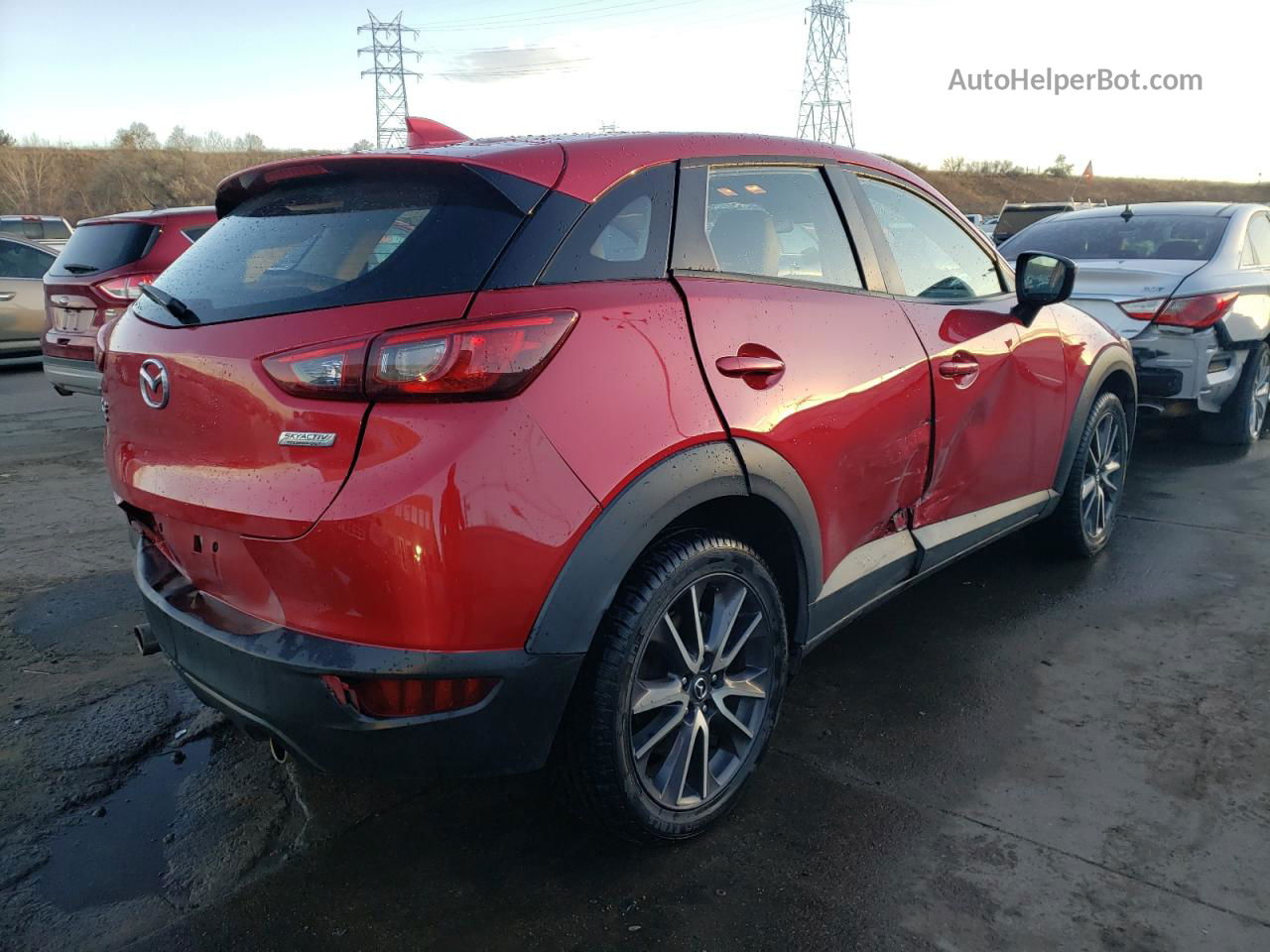 2018 Mazda Cx-3 Touring Red vin: JM1DKFC7XJ0312996