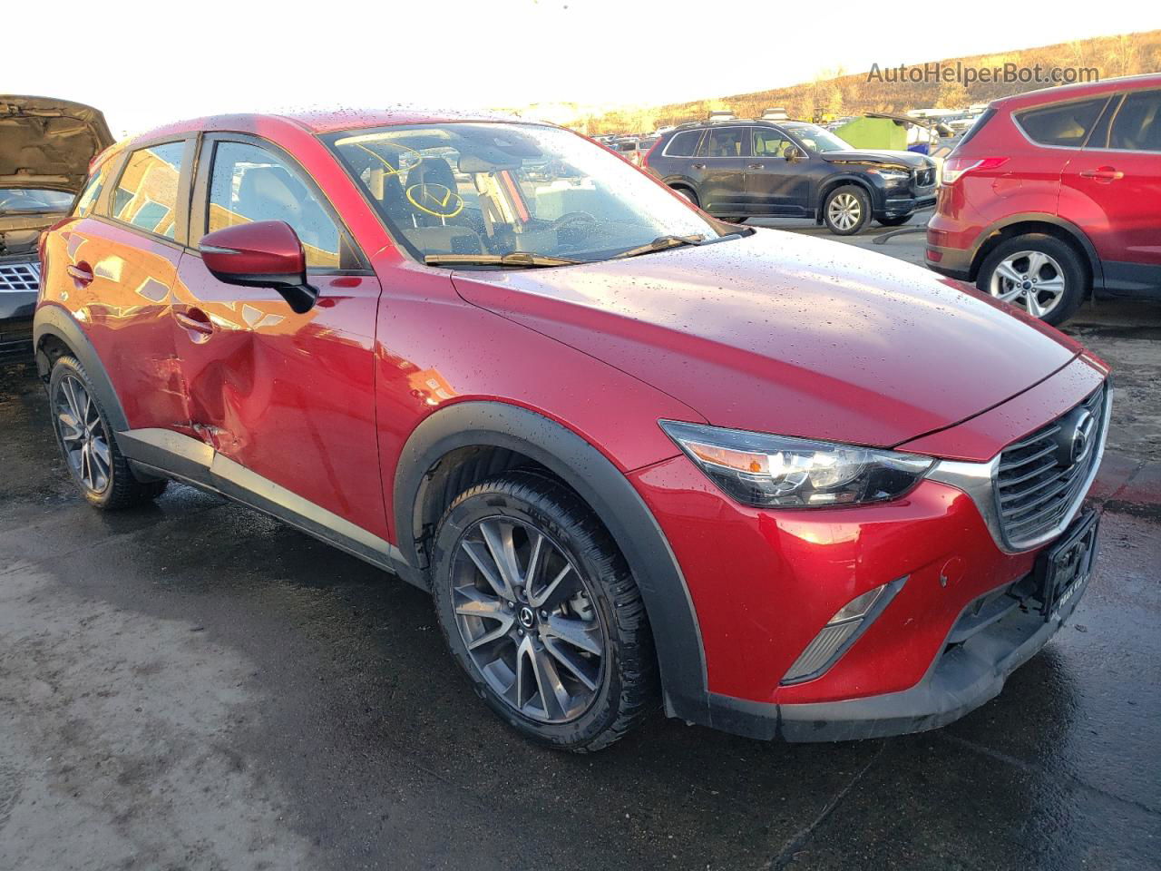 2018 Mazda Cx-3 Touring Red vin: JM1DKFC7XJ0312996