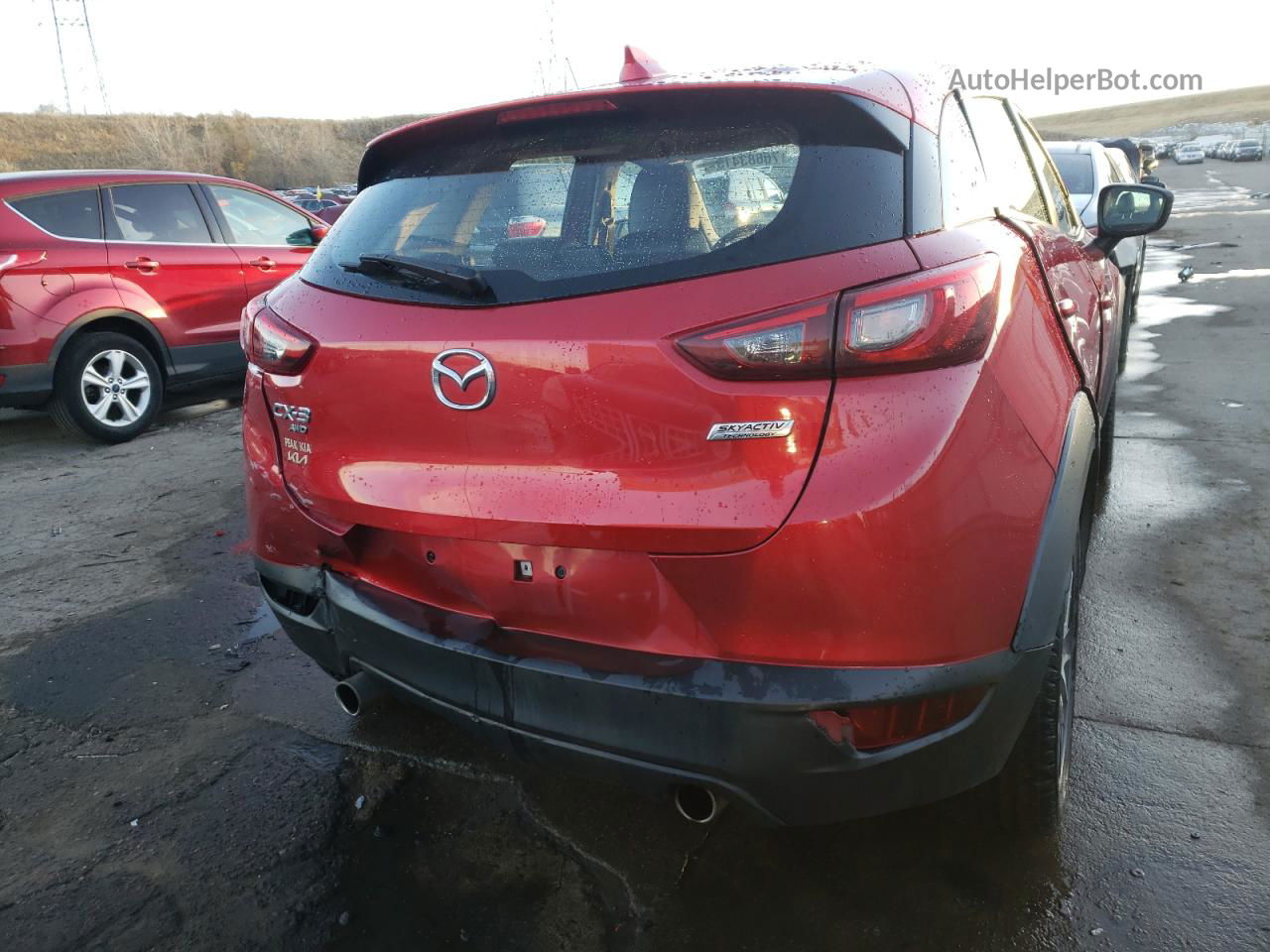 2018 Mazda Cx-3 Touring Red vin: JM1DKFC7XJ0312996