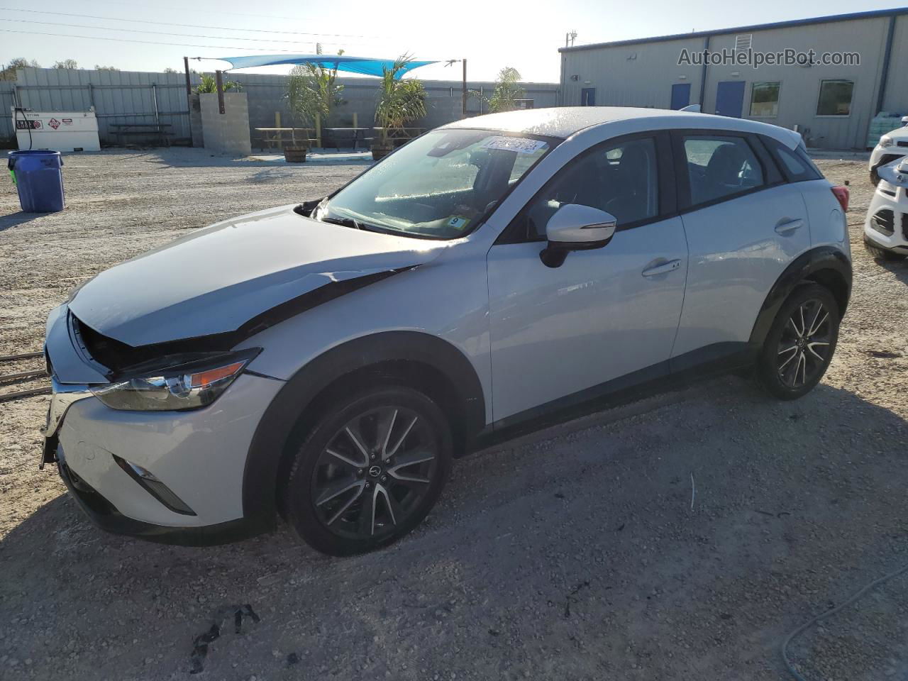 2018 Mazda Cx-3 Touring White vin: JM1DKFC7XJ0321455