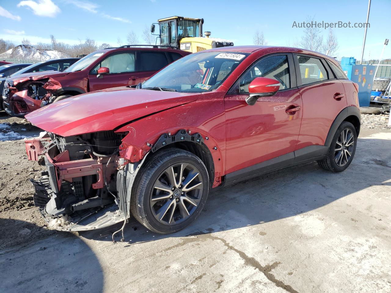 2018 Mazda Cx-3 Touring Red vin: JM1DKFC7XJ1303418