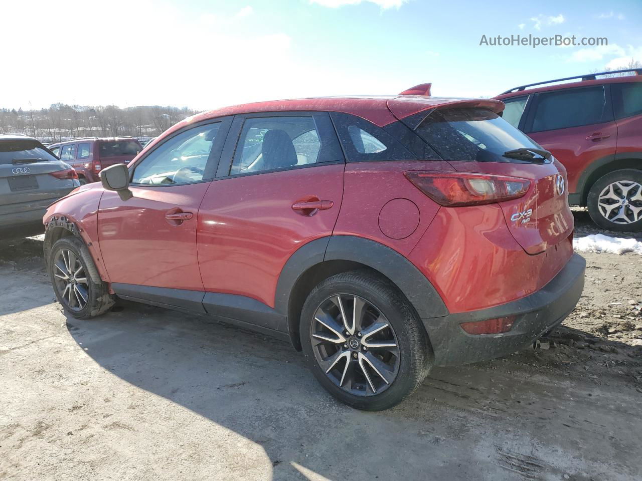 2018 Mazda Cx-3 Touring Red vin: JM1DKFC7XJ1303418