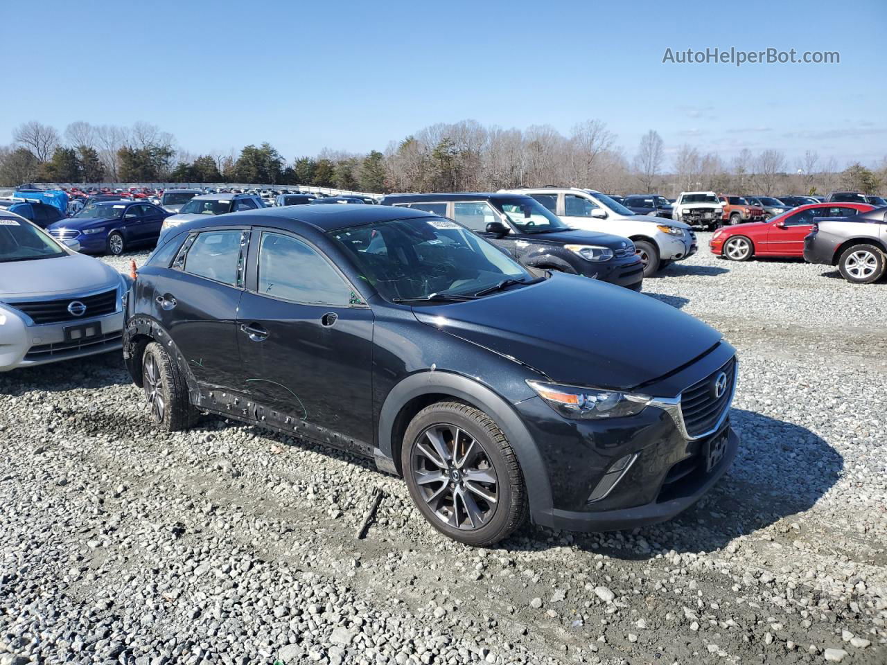 2018 Mazda Cx-3 Touring Black vin: JM1DKFC7XJ1305976