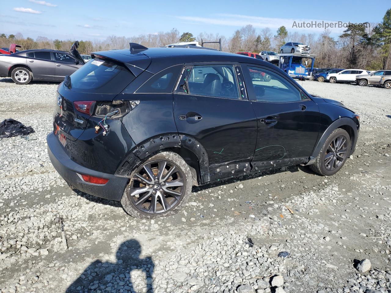 2018 Mazda Cx-3 Touring Black vin: JM1DKFC7XJ1305976