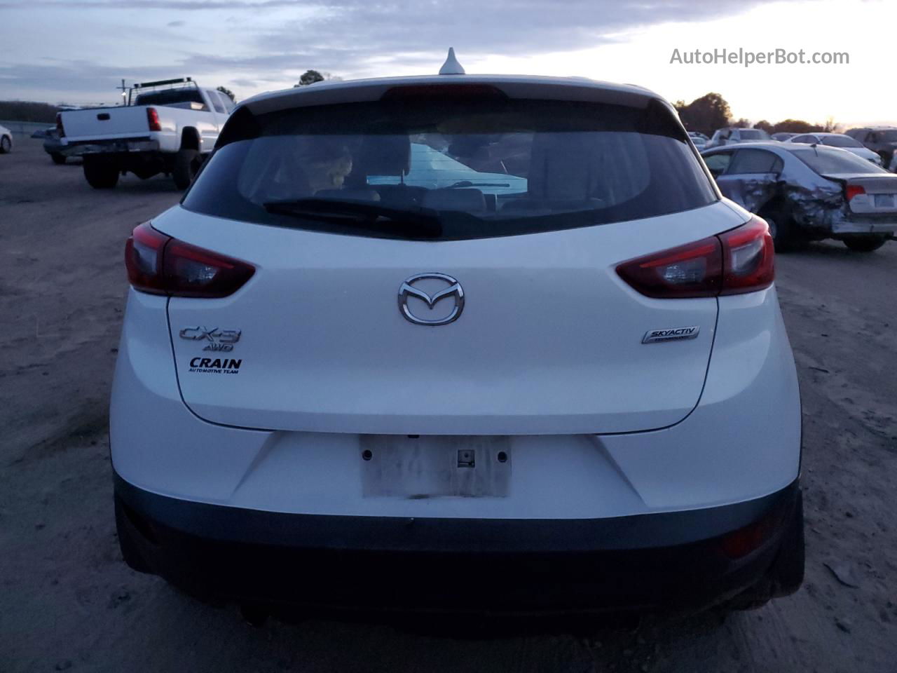 2017 Mazda Cx-3 Grand Touring White vin: JM1DKFD71H0171566