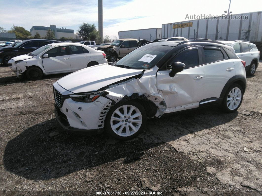 2017 Mazda Cx-3 Grand Touring White vin: JM1DKFD73H0160133