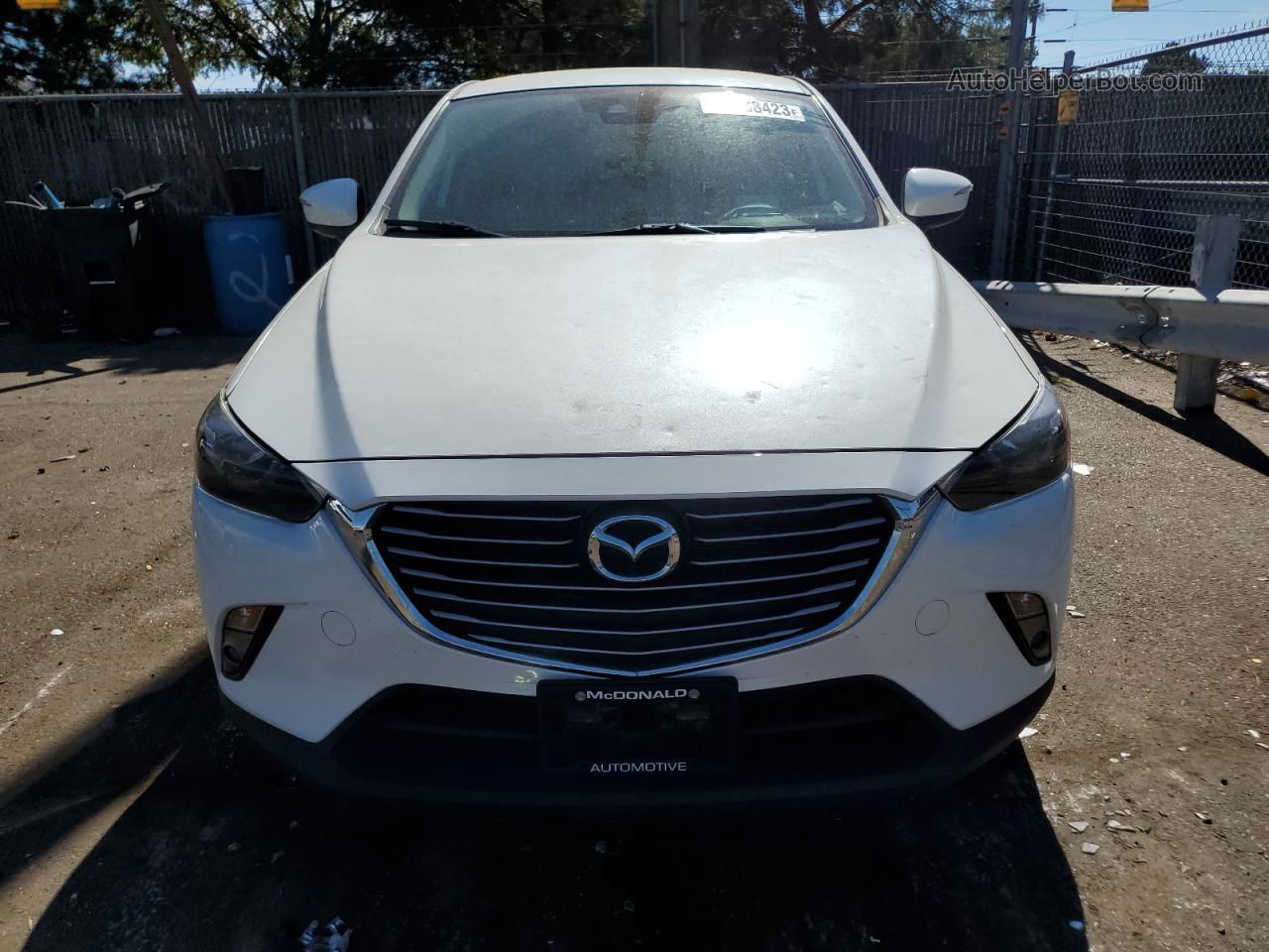 2018 Mazda Cx-3 Grand Touring White vin: JM1DKFD73J0312627