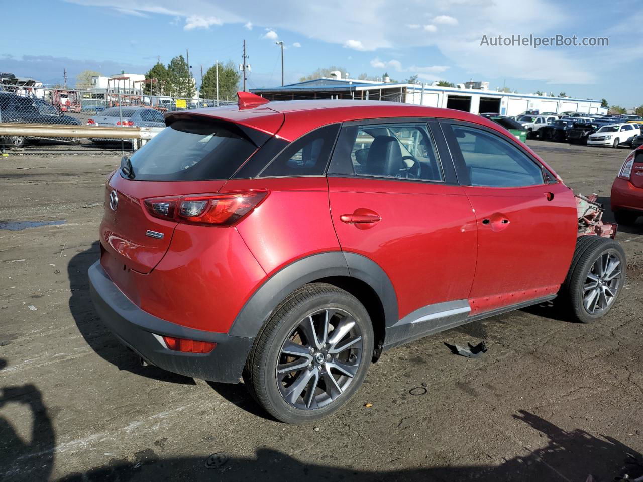 2018 Mazda Cx-3 Grand Touring Red vin: JM1DKFD73J0318198