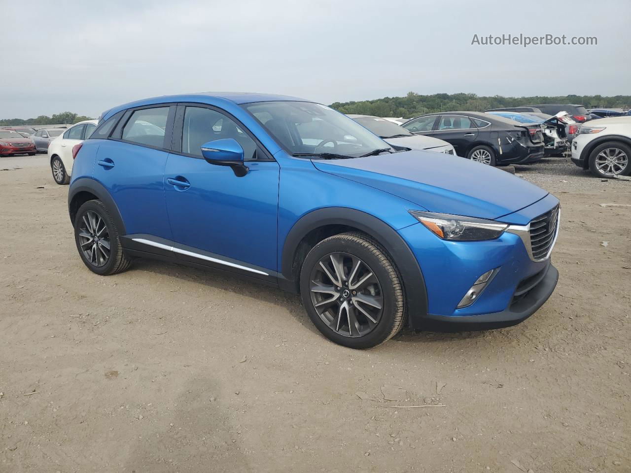 2016 Mazda Cx-3 Grand Touring Blue vin: JM1DKFD75G0136186