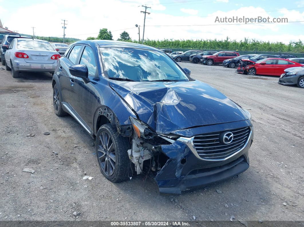 2018 Mazda Cx-3 Grand Touring Dark Blue vin: JM1DKFD75J0306540