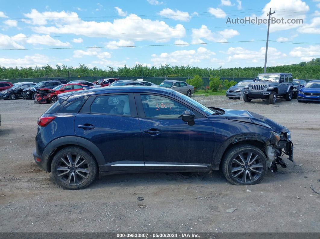 2018 Mazda Cx-3 Grand Touring Dark Blue vin: JM1DKFD75J0306540