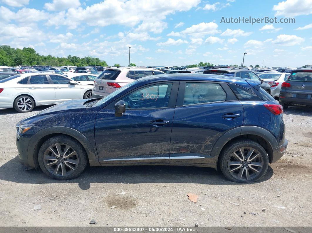 2018 Mazda Cx-3 Grand Touring Dark Blue vin: JM1DKFD75J0306540