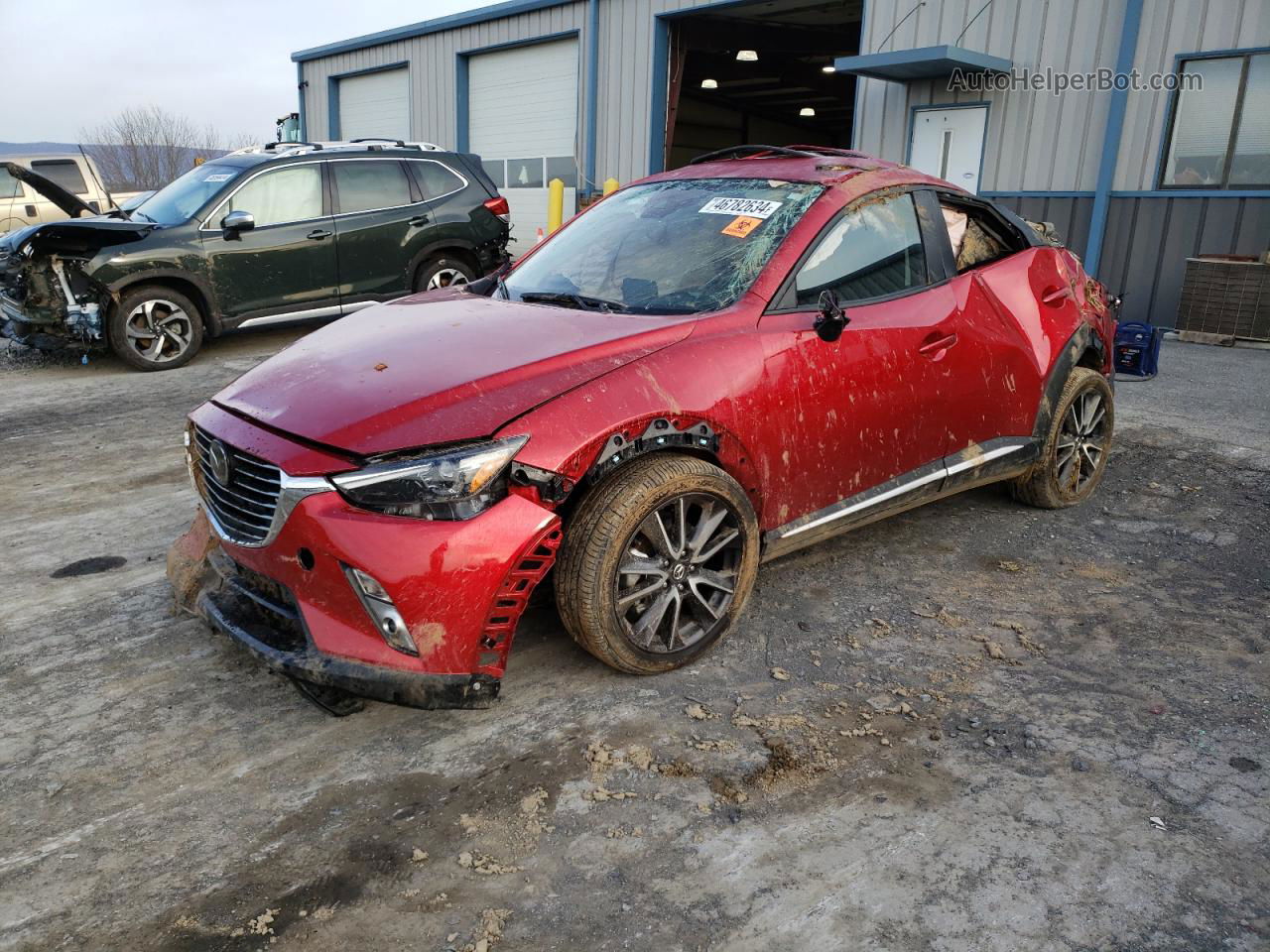 2018 Mazda Cx-3 Grand Touring Красный vin: JM1DKFD76J0315571