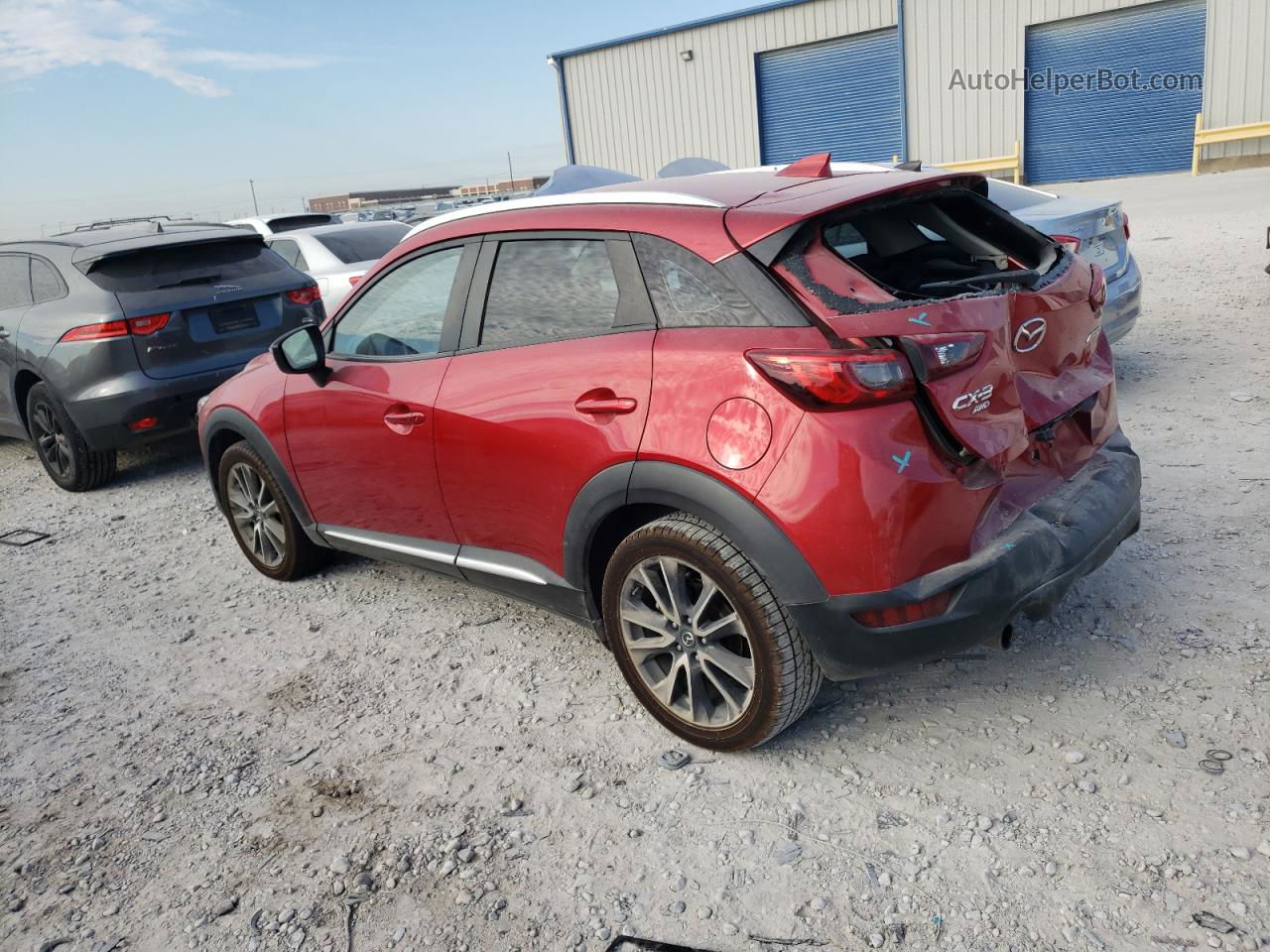 2018 Mazda Cx-3 Grand Touring Red vin: JM1DKFD7XJ0310017