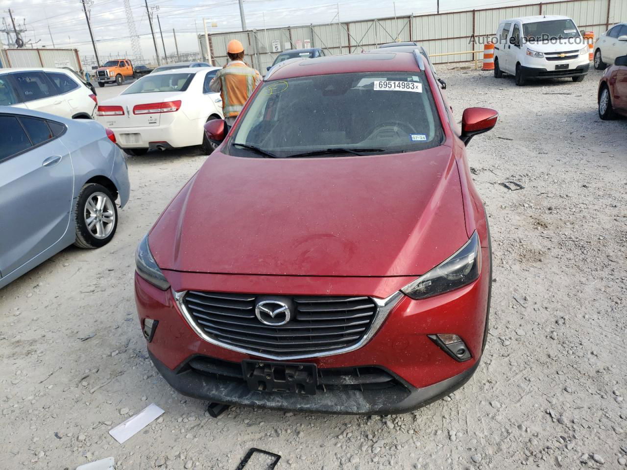 2018 Mazda Cx-3 Grand Touring Red vin: JM1DKFD7XJ0310017