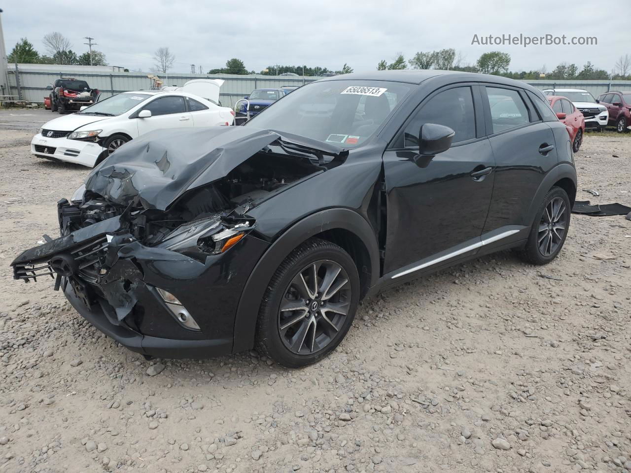 2018 Mazda Cx-3 Grand Touring Black vin: JM1DKFD7XJ0324872